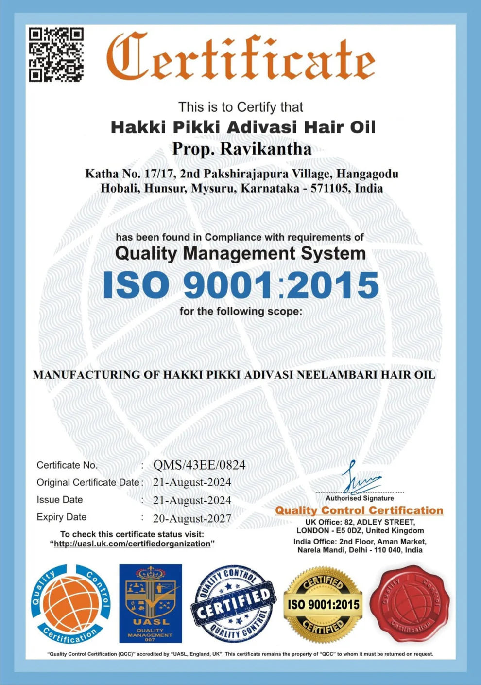ADIVASI NEELAMBARI HAIR OIL